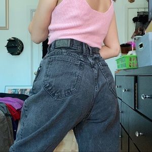 vintage black lee jeans